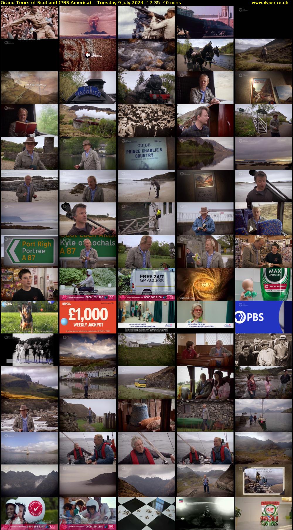 Grand Tours of Scotland (PBS America) Tuesday 9 July 2024 17:35 - 18:15