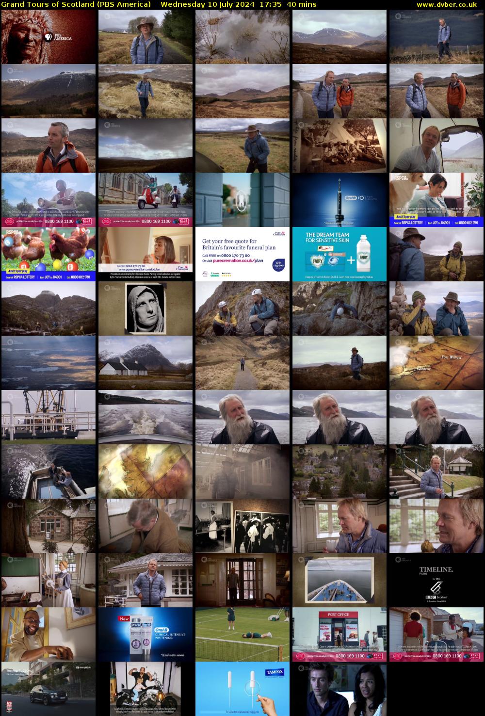 Grand Tours of Scotland (PBS America) Wednesday 10 July 2024 17:35 - 18:15
