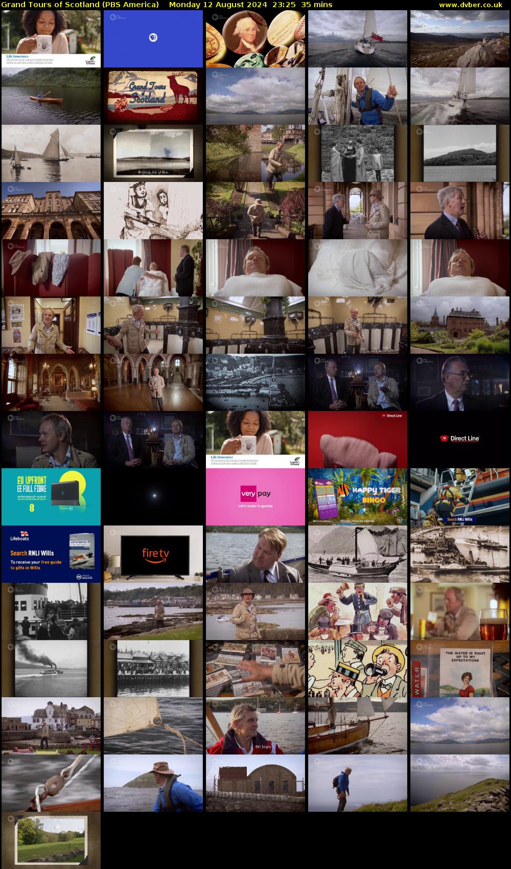 Grand Tours of Scotland (PBS America) Monday 12 August 2024 23:25 - 00:00