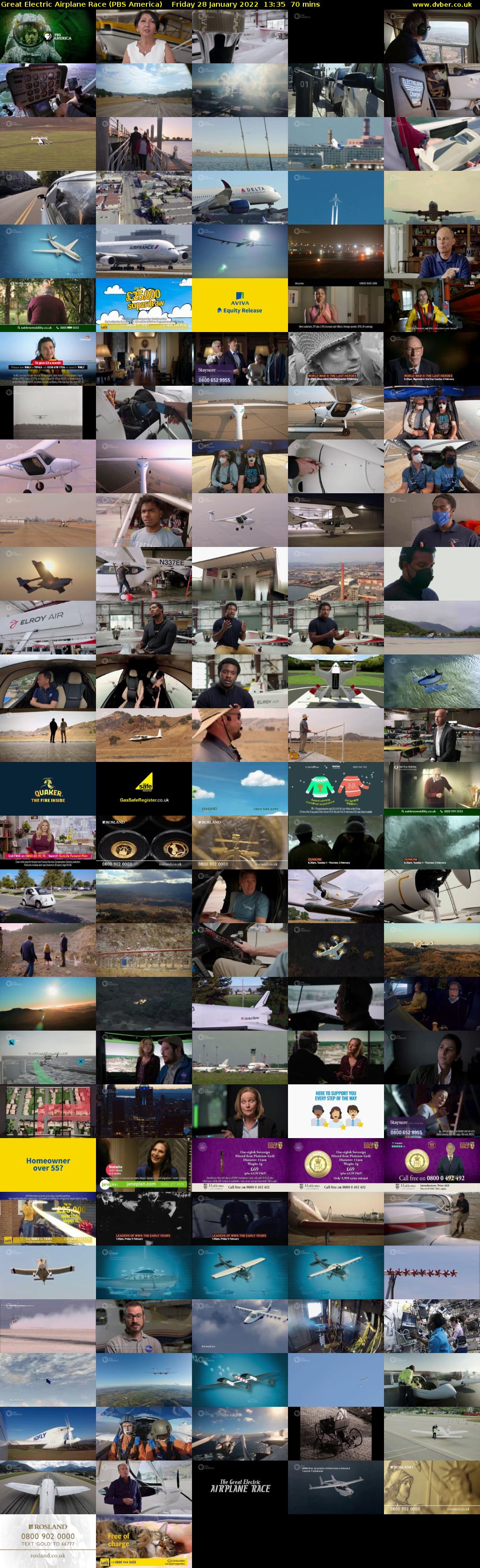 Great Electric Airplane Race (PBS America) Friday 28 January 2022 13:35 - 14:45