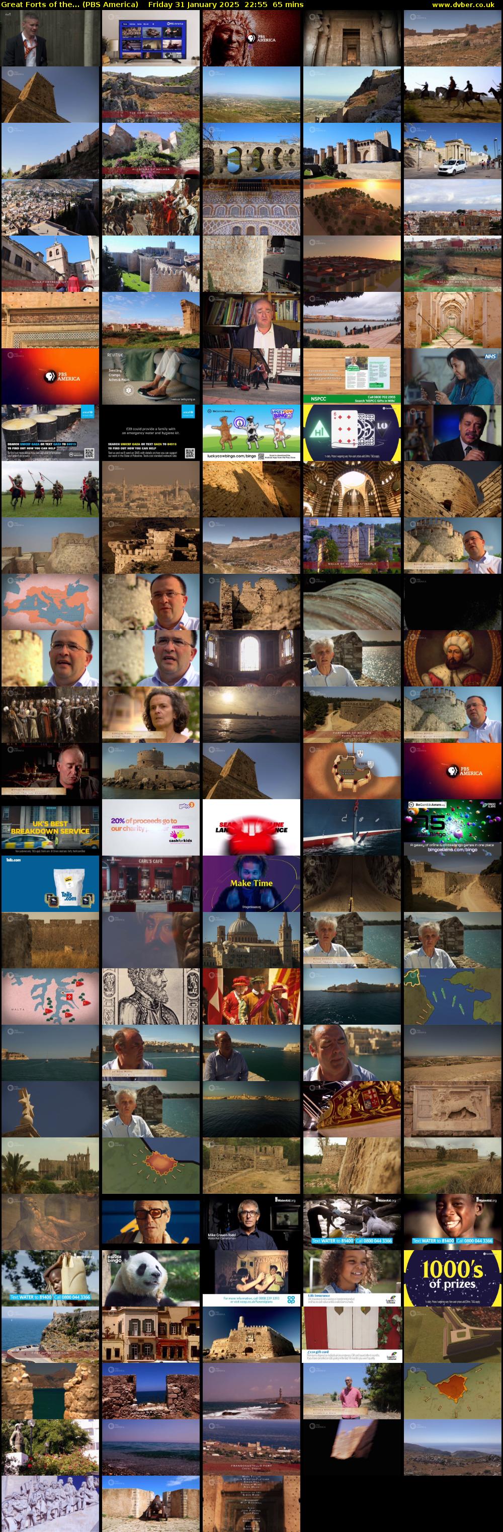 Great Forts of the... (PBS America) Friday 31 January 2025 22:55 - 00:00