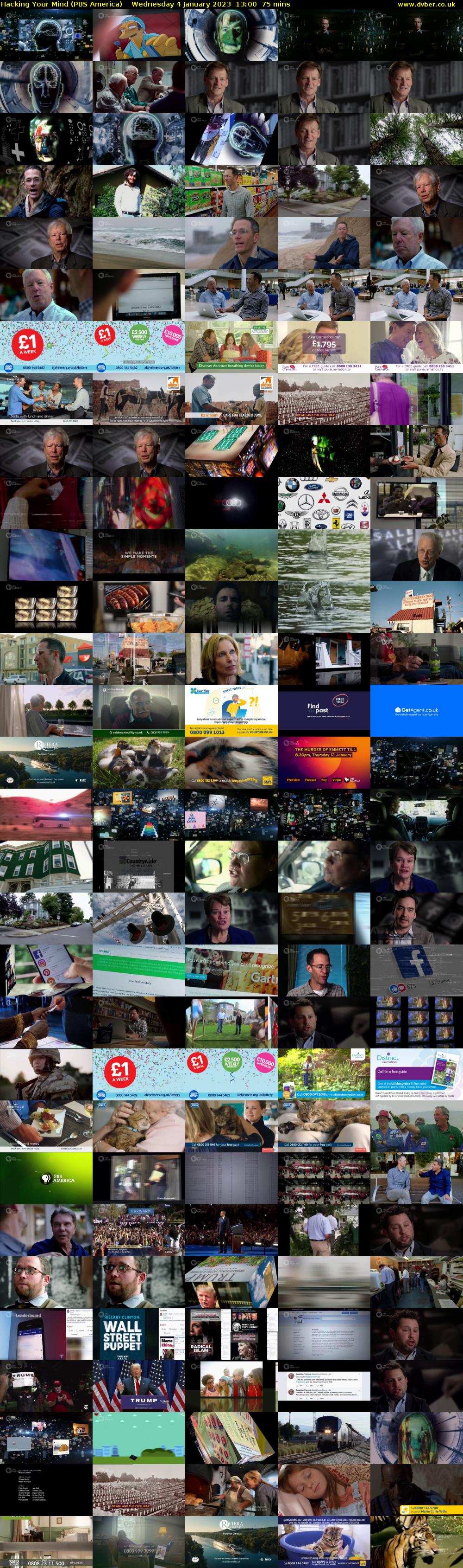 Hacking Your Mind (PBS America) Wednesday 4 January 2023 13:00 - 14:15