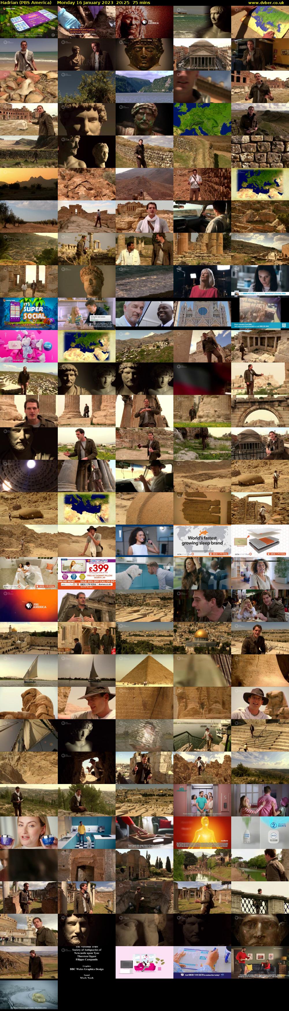 Hadrian (PBS America) Monday 16 January 2023 20:25 - 21:40