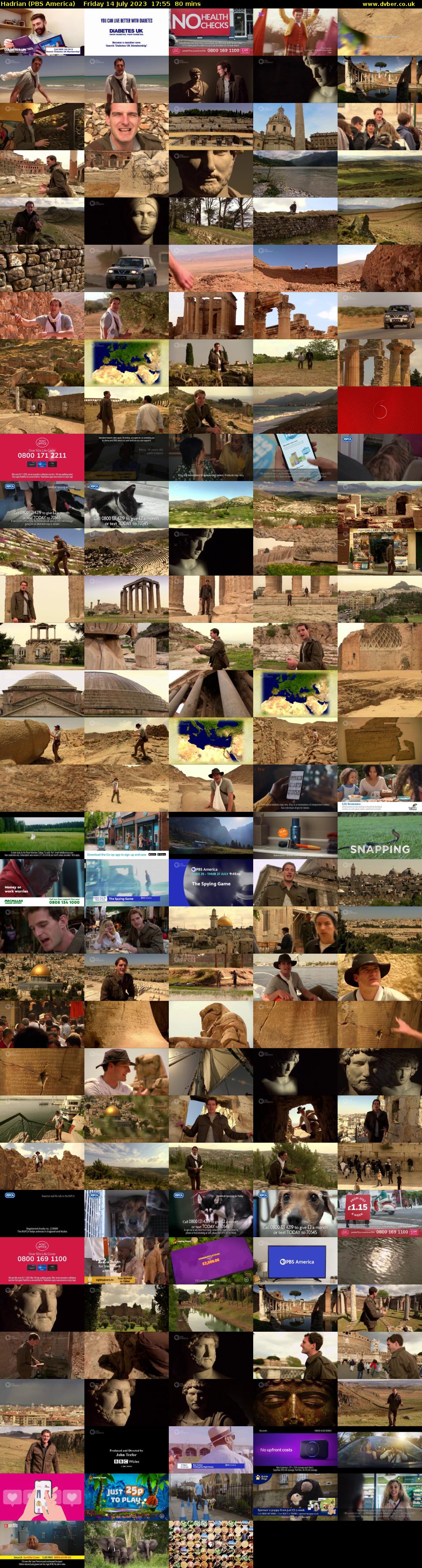 Hadrian (PBS America) Friday 14 July 2023 17:55 - 19:15
