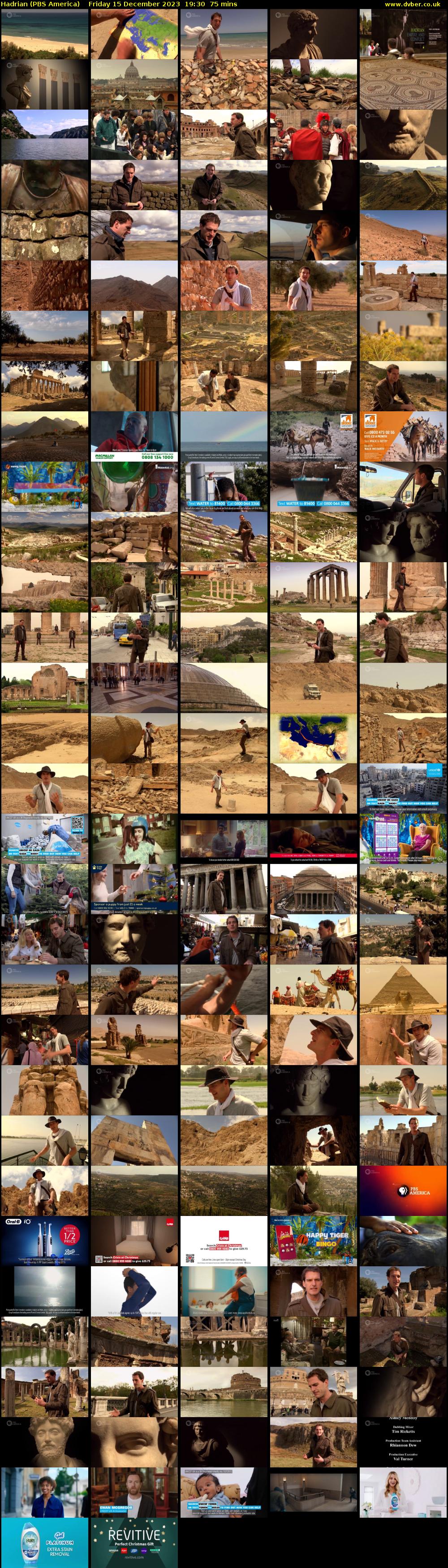 Hadrian (PBS America) Friday 15 December 2023 19:30 - 20:45