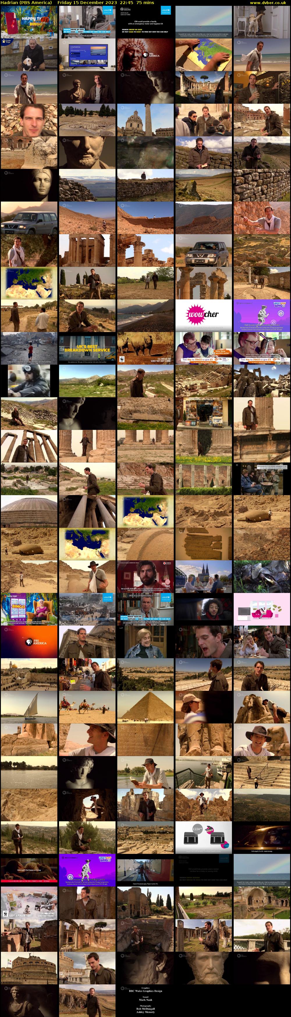 Hadrian (PBS America) Friday 15 December 2023 22:45 - 00:00