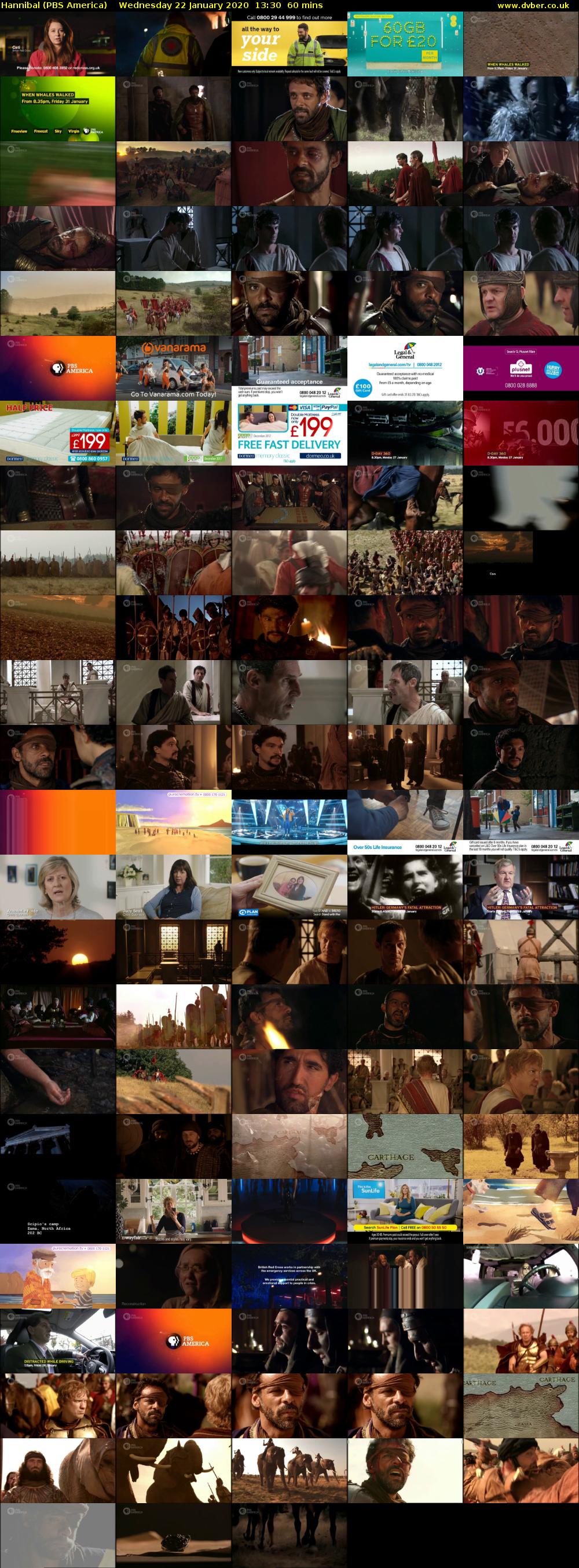 Hannibal (PBS America) Wednesday 22 January 2020 13:30 - 14:30