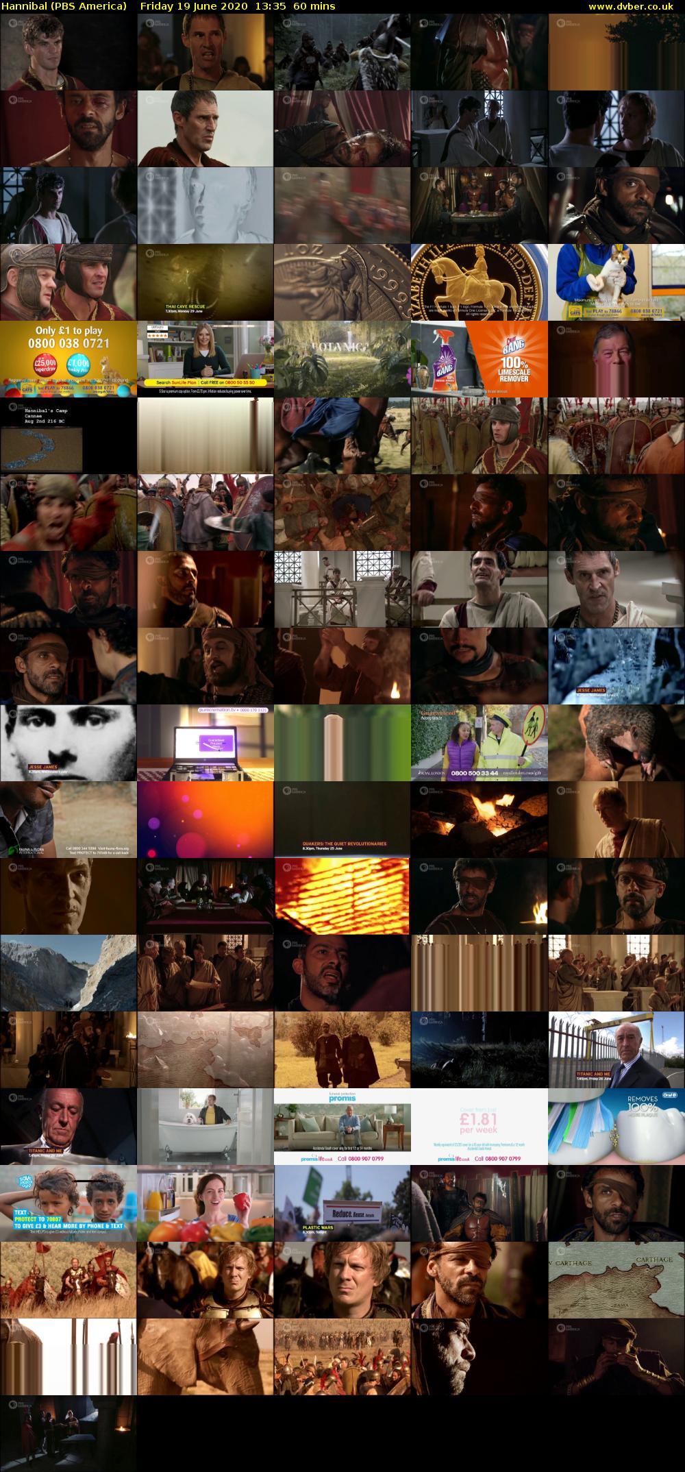 Hannibal (PBS America) Friday 19 June 2020 13:35 - 14:35