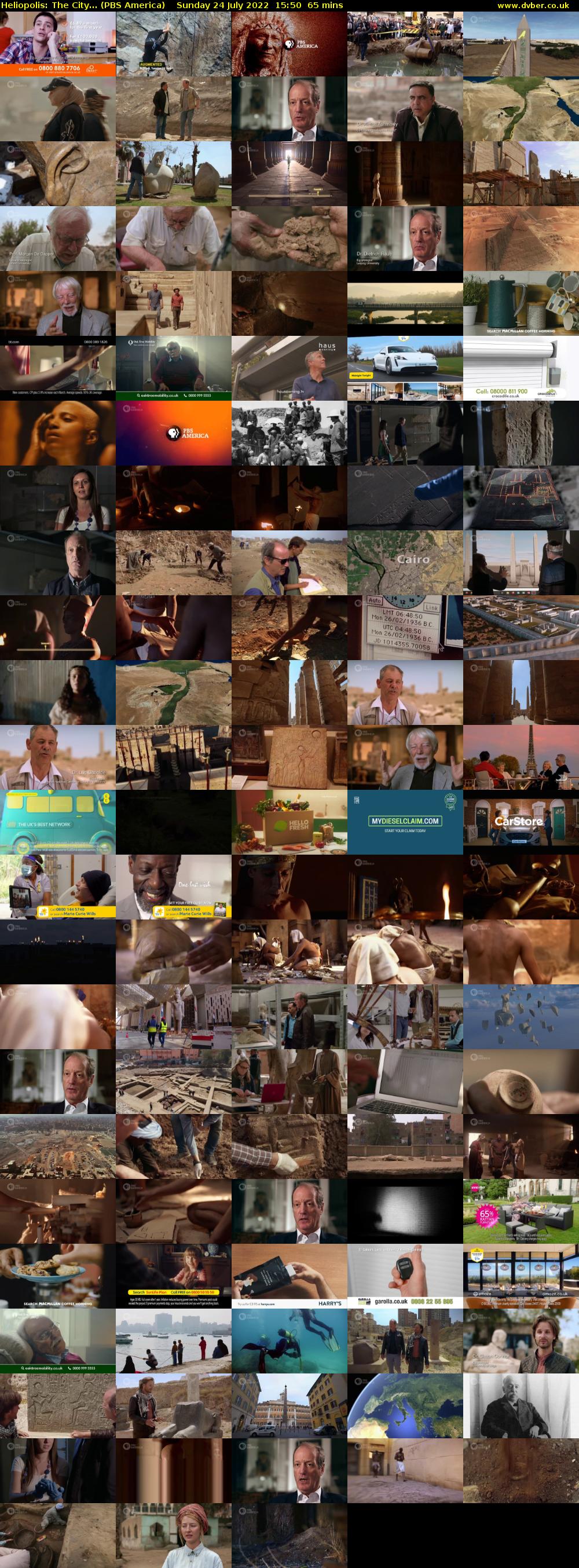 Heliopolis: The City... (PBS America) Sunday 24 July 2022 15:50 - 16:55