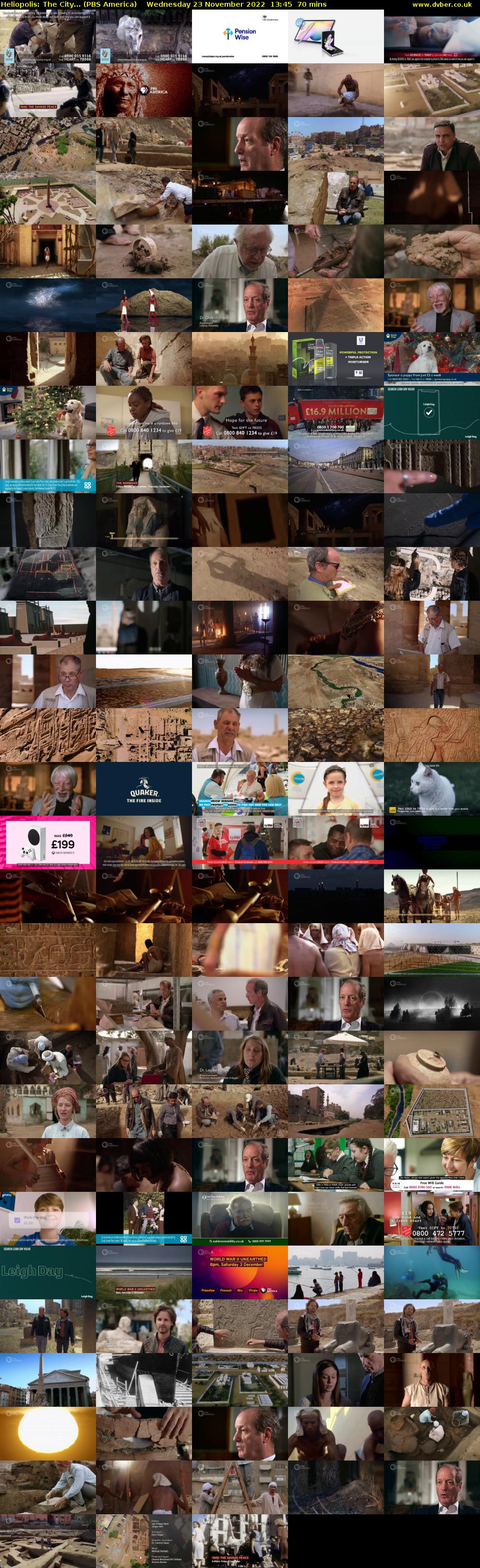 Heliopolis: The City... (PBS America) Wednesday 23 November 2022 13:45 - 14:55