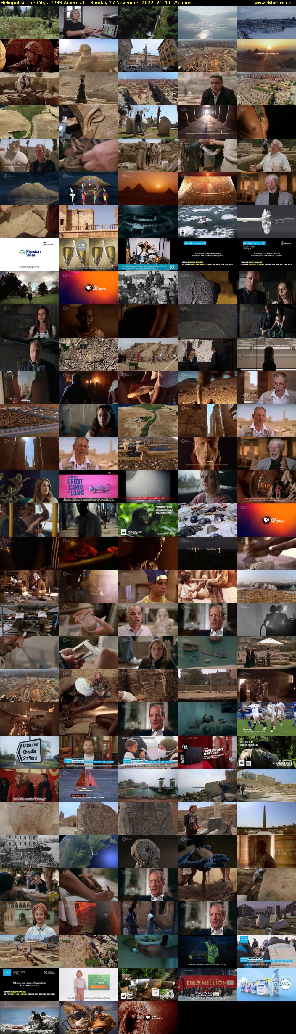 Heliopolis: The City... (PBS America) Sunday 27 November 2022 21:40 - 22:55