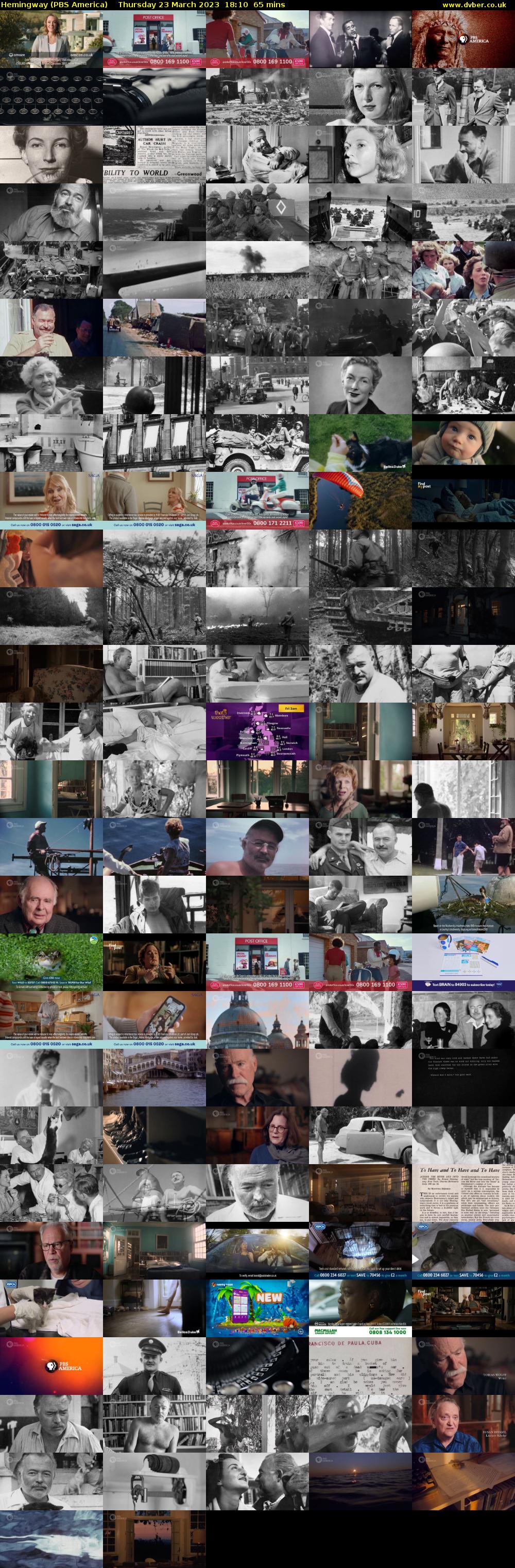 Hemingway (PBS America) Thursday 23 March 2023 18:10 - 19:15