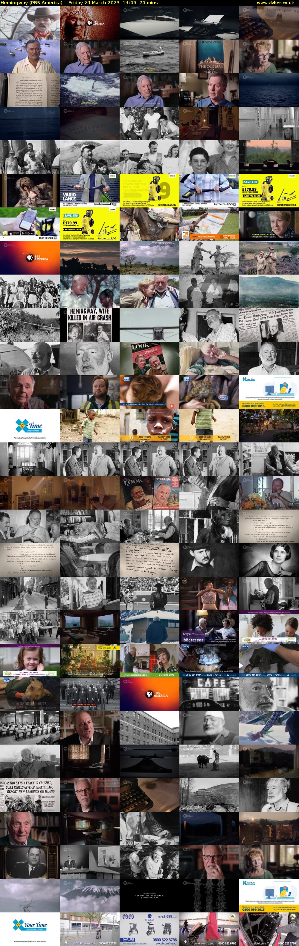 Hemingway (PBS America) Friday 24 March 2023 14:05 - 15:15