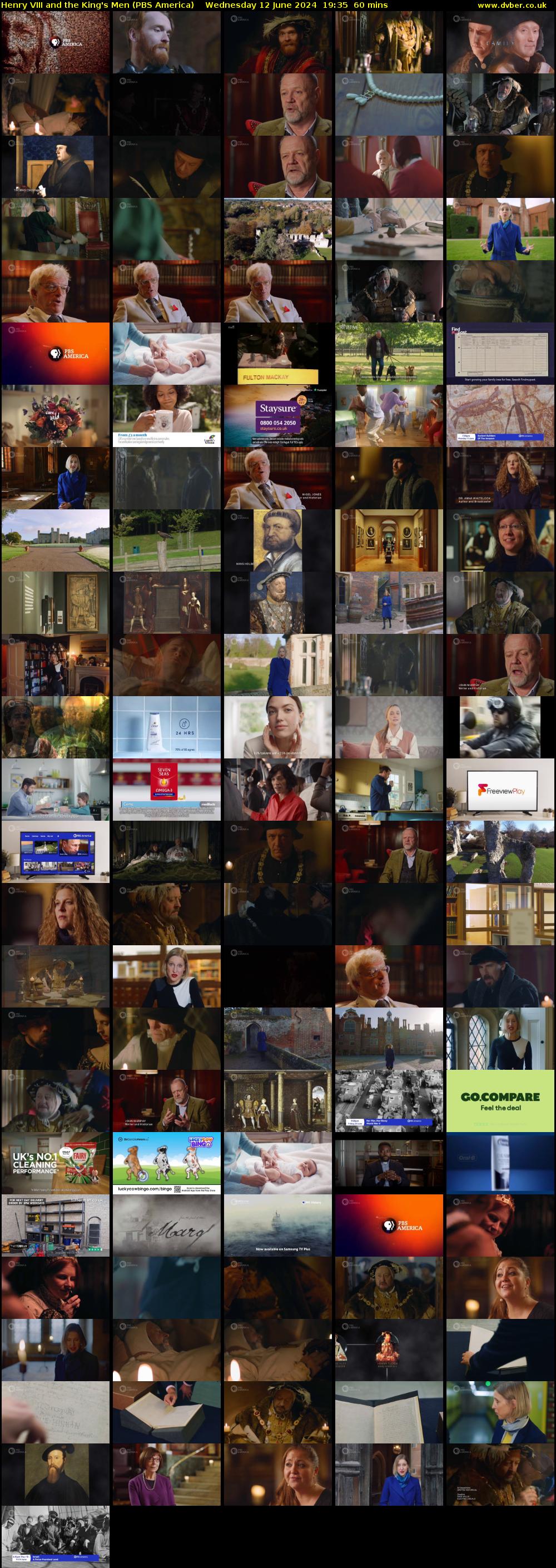 Henry VIII and the King's Men (PBS America) Wednesday 12 June 2024 19:35 - 20:35