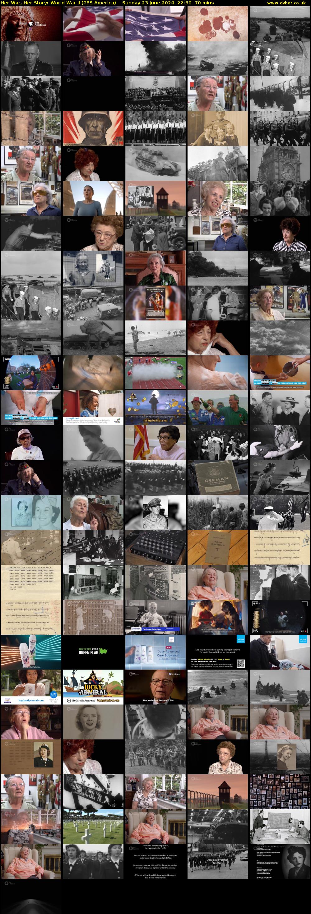 Her War, Her Story: World War II (PBS America) Sunday 23 June 2024 22:50 - 00:00