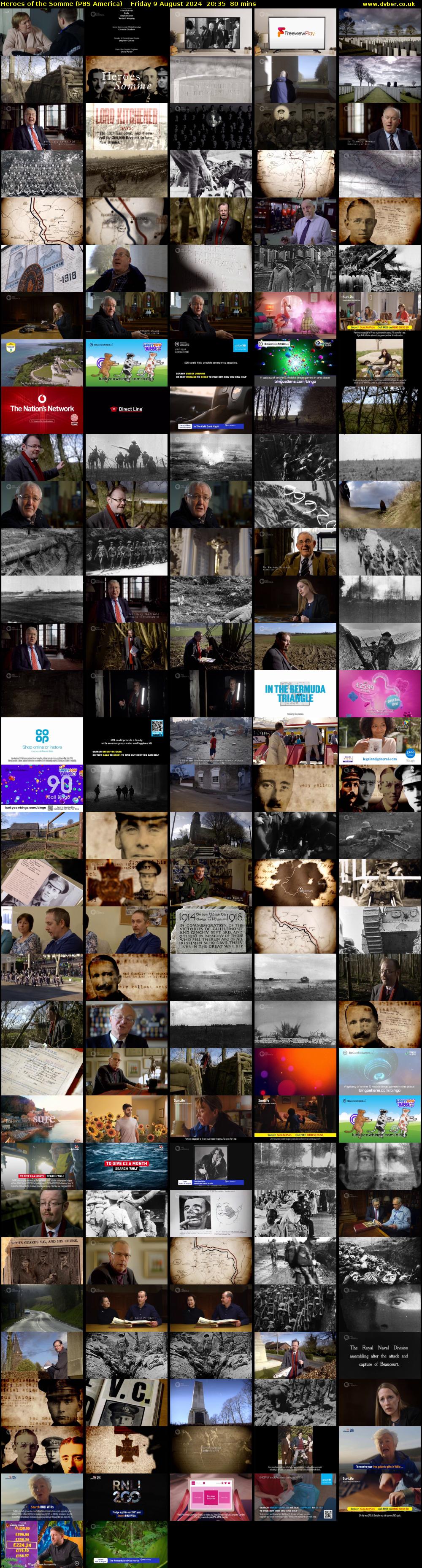 Heroes of the Somme (PBS America) Friday 9 August 2024 20:35 - 21:55
