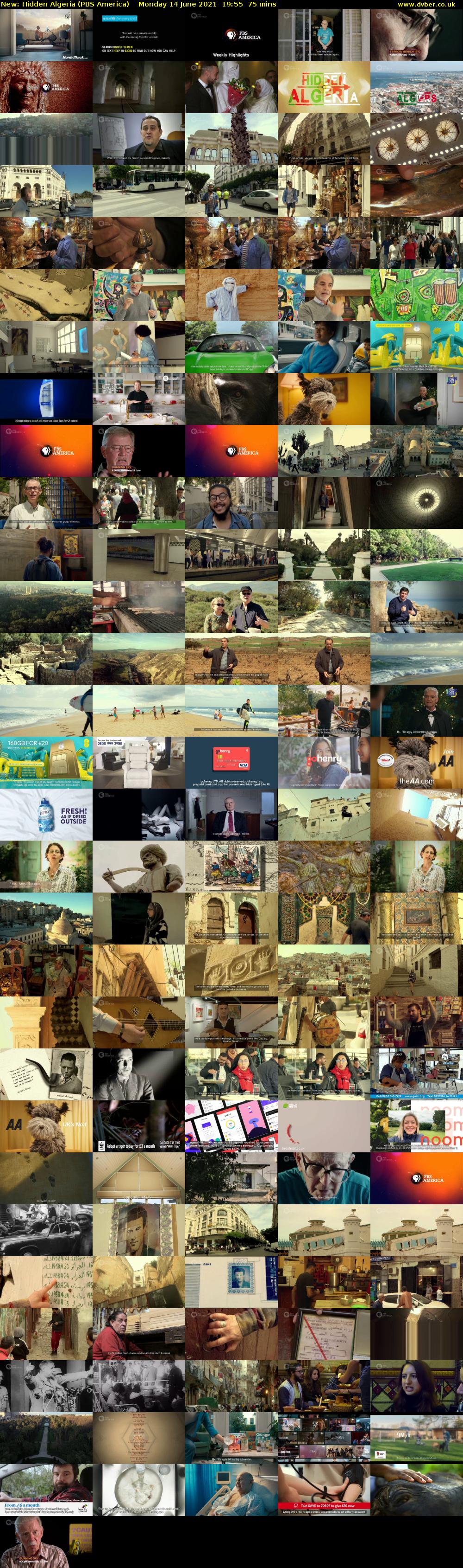Hidden Algeria (PBS America) Monday 14 June 2021 19:55 - 21:10