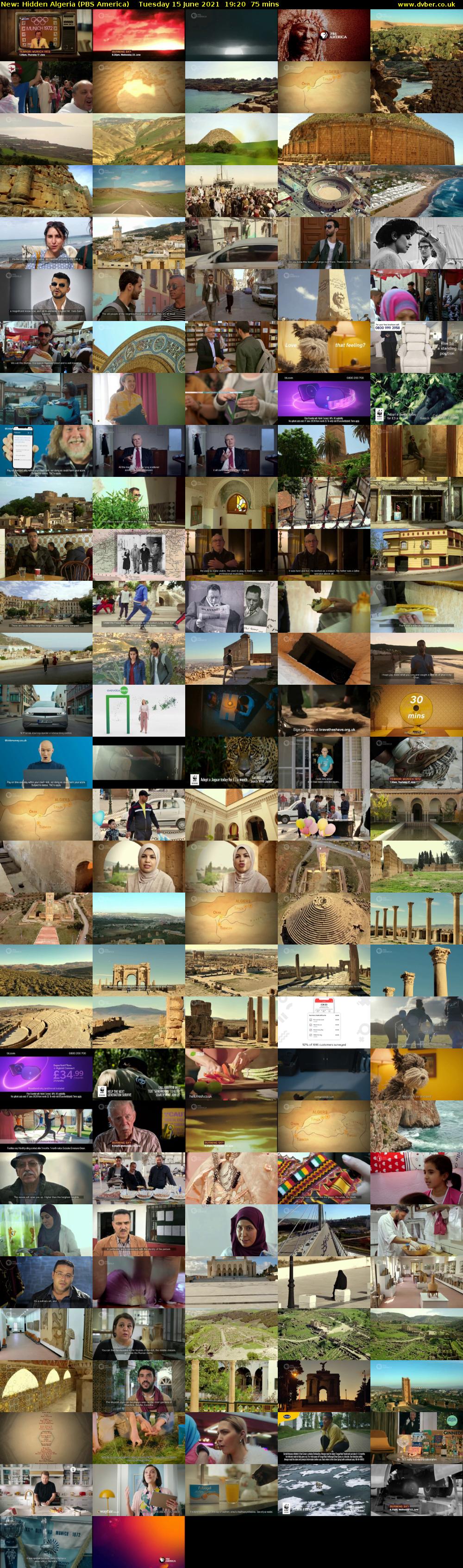 Hidden Algeria (PBS America) Tuesday 15 June 2021 19:20 - 20:35