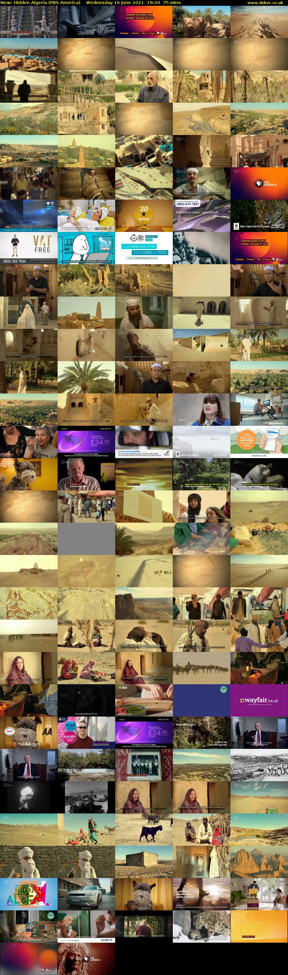 Hidden Algeria (PBS America) Wednesday 16 June 2021 19:20 - 20:35