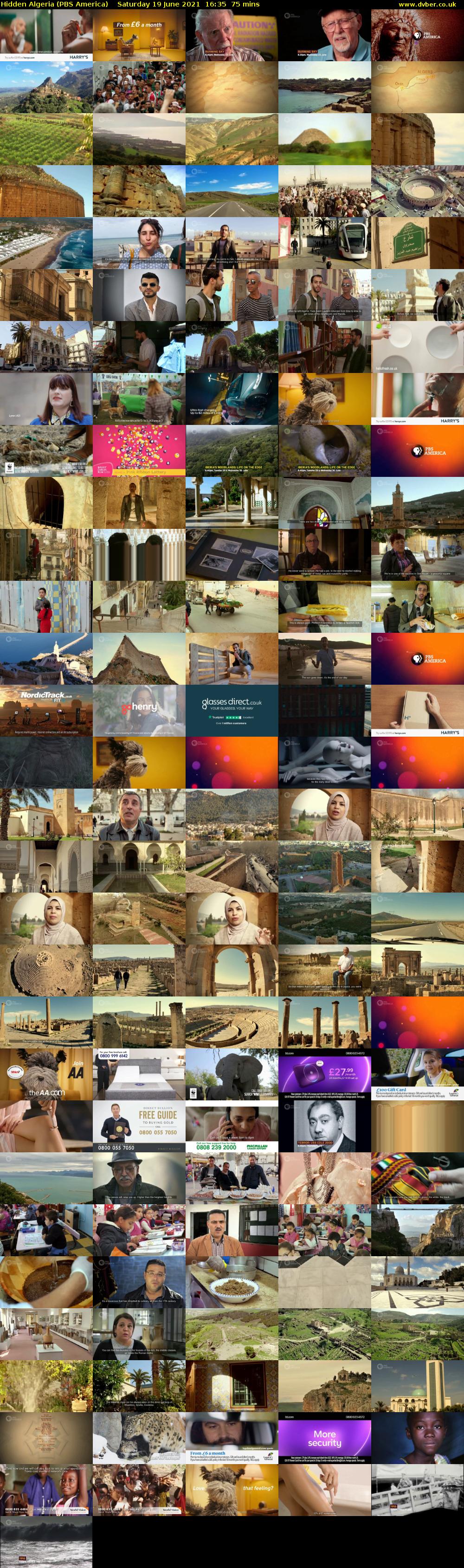 Hidden Algeria (PBS America) Saturday 19 June 2021 16:35 - 17:50