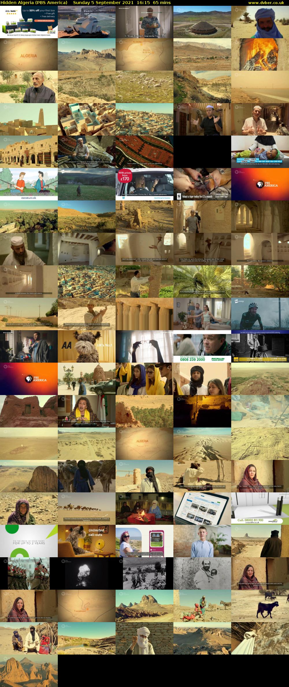 Hidden Algeria (PBS America) Sunday 5 September 2021 16:15 - 17:20
