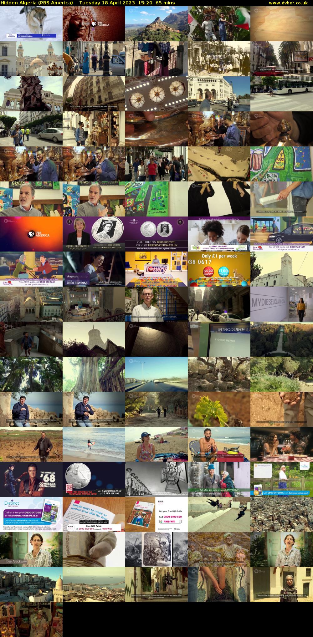 Hidden Algeria (PBS America) Tuesday 18 April 2023 15:20 - 16:25