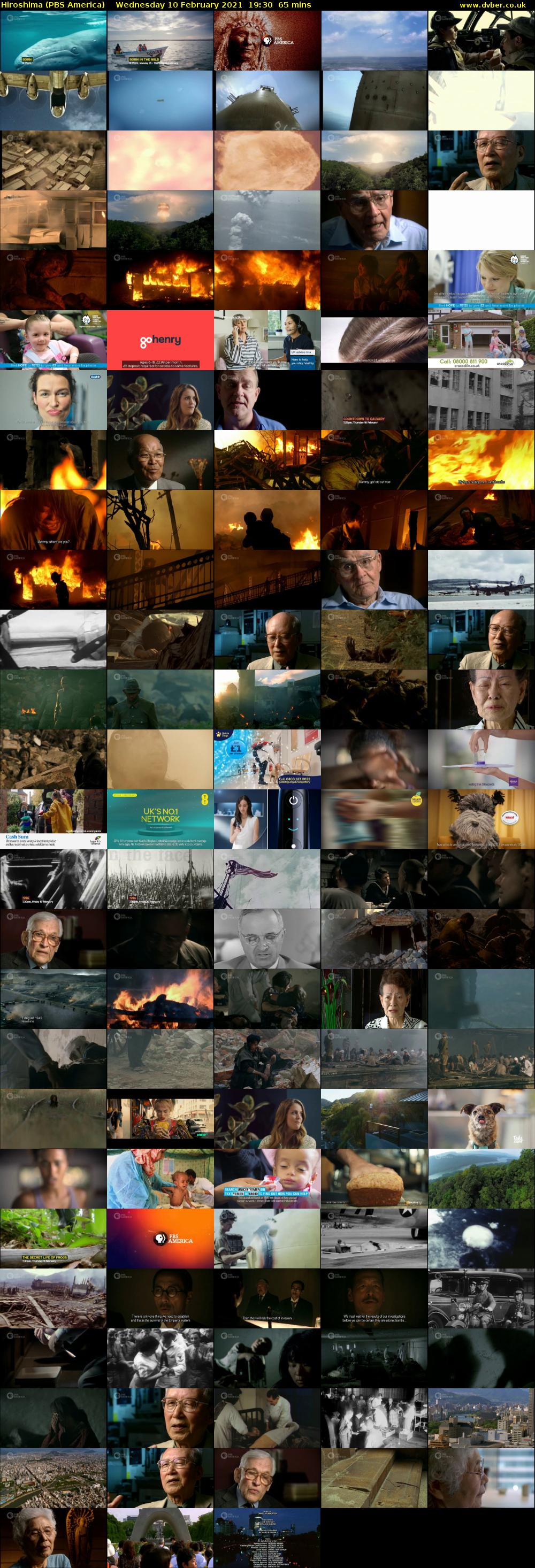 Hiroshima (PBS America) Wednesday 10 February 2021 19:30 - 20:35