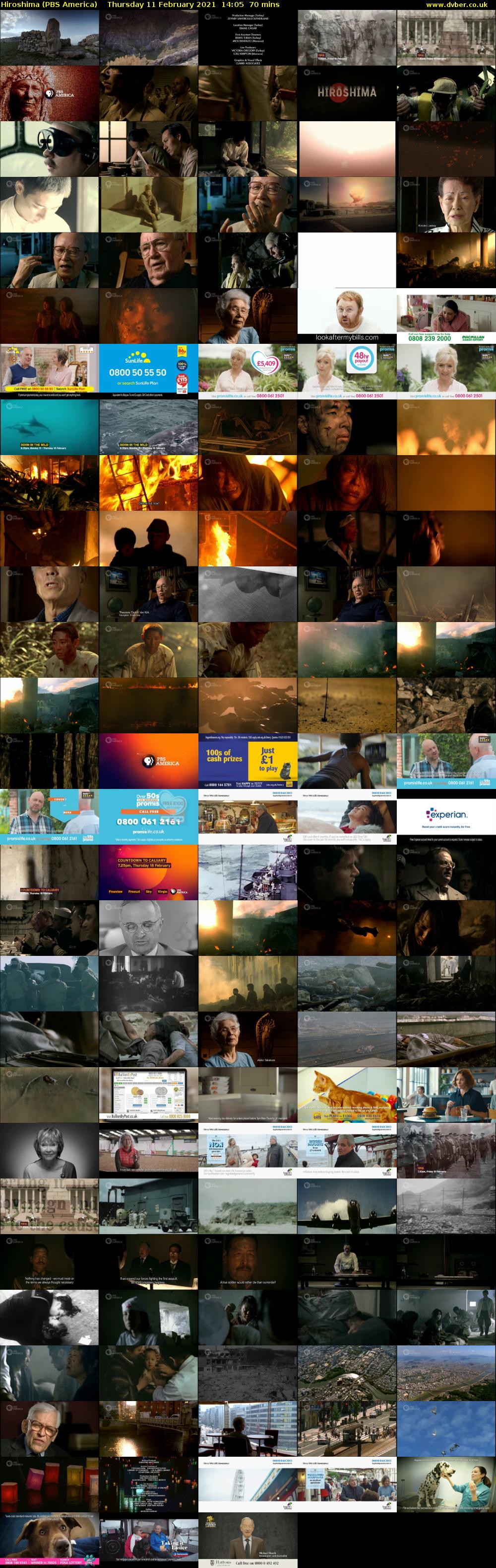 Hiroshima (PBS America) Thursday 11 February 2021 14:05 - 15:15