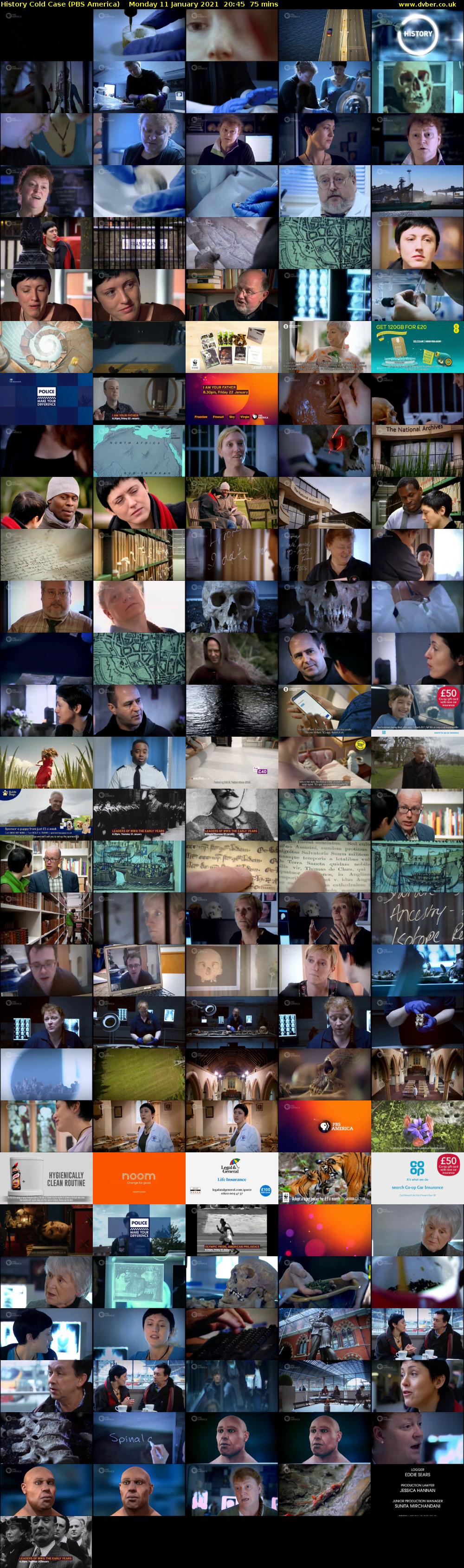 History Cold Case (PBS America) Monday 11 January 2021 20:45 - 22:00