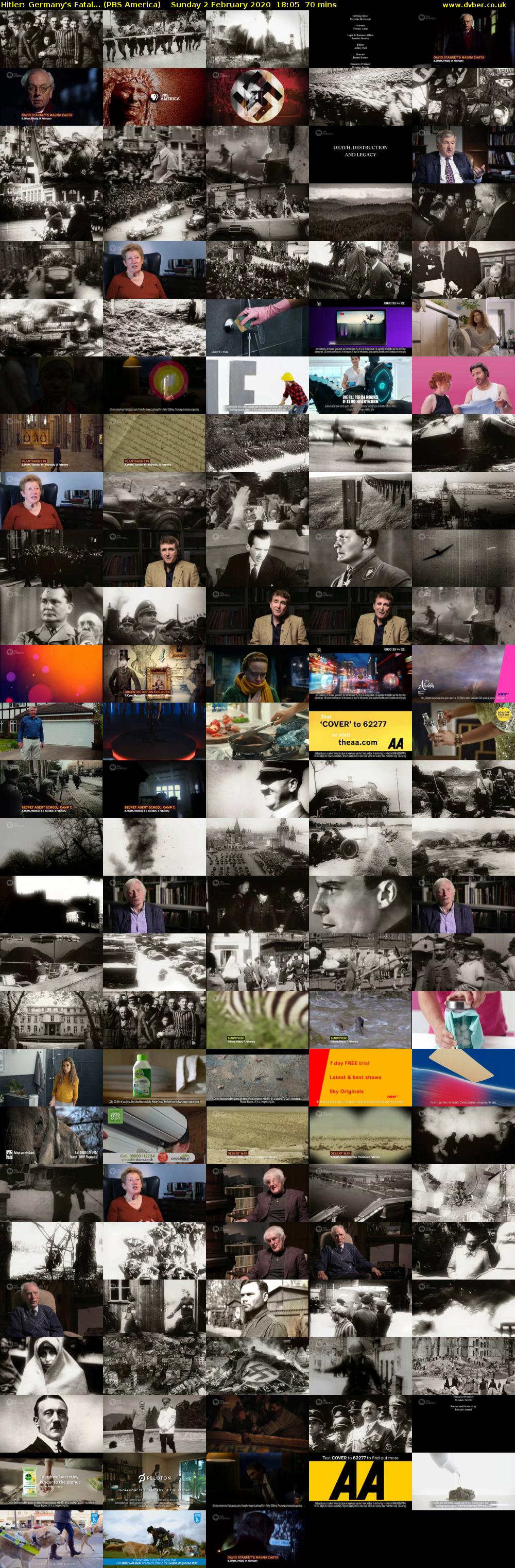 Hitler: Germany's Fatal... (PBS America) Sunday 2 February 2020 18:05 - 19:15