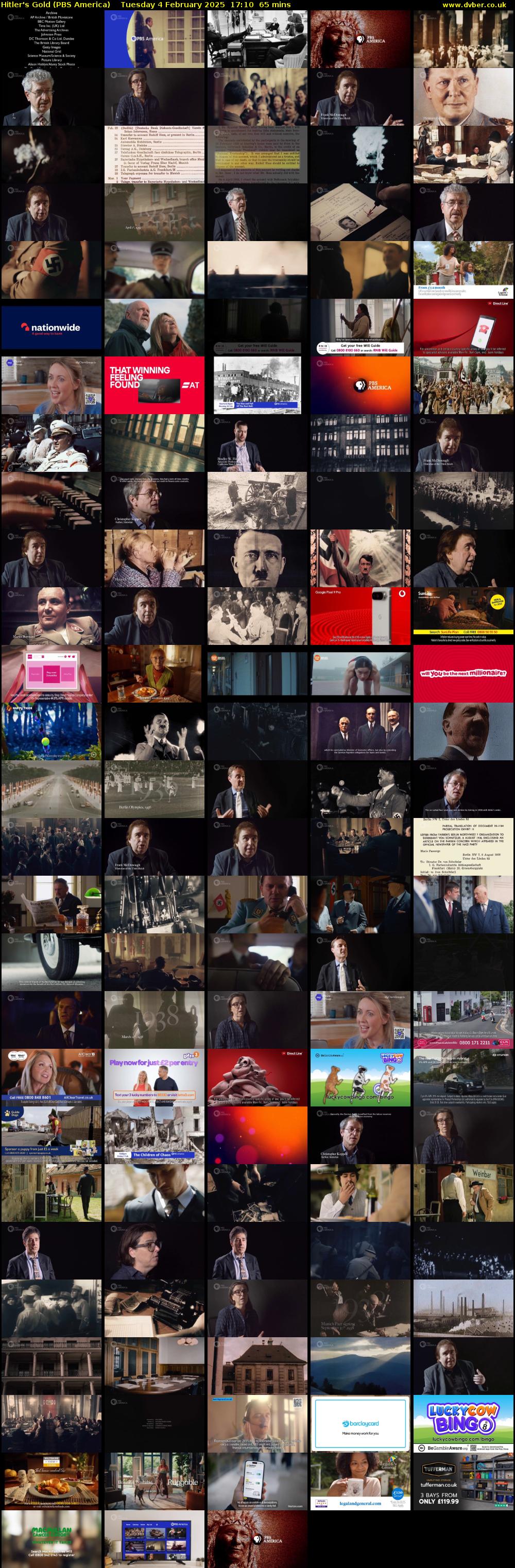 Hitler's Gold (PBS America) Tuesday 4 February 2025 17:10 - 18:15