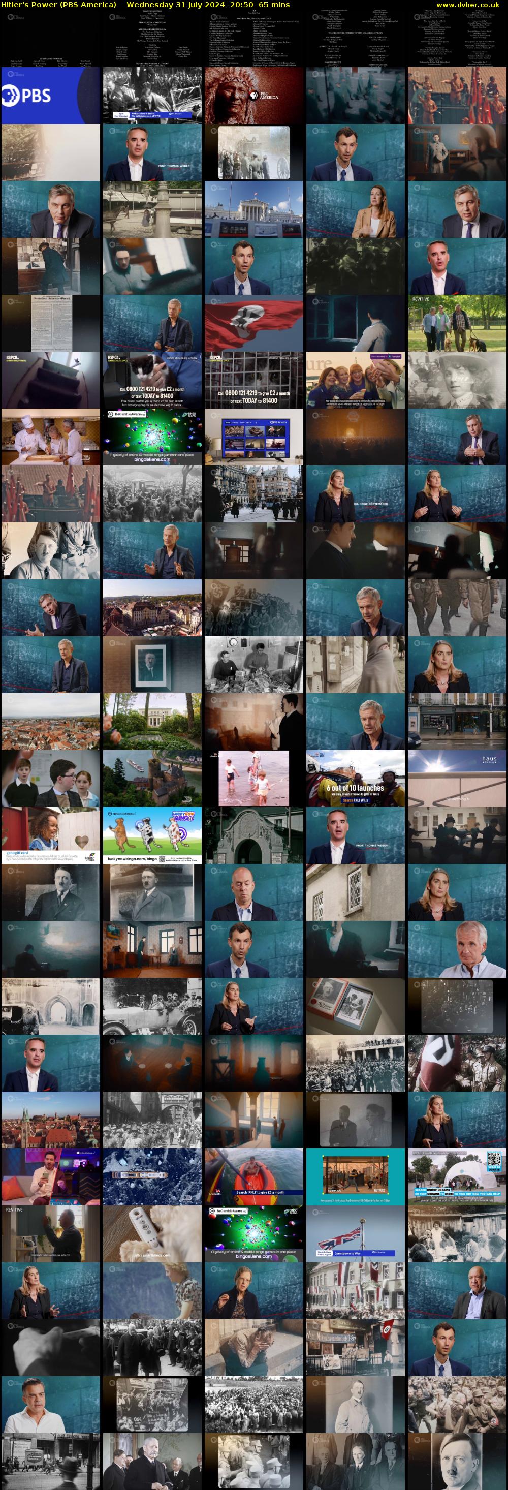 Hitler's Power (PBS America) Wednesday 31 July 2024 20:50 - 21:55