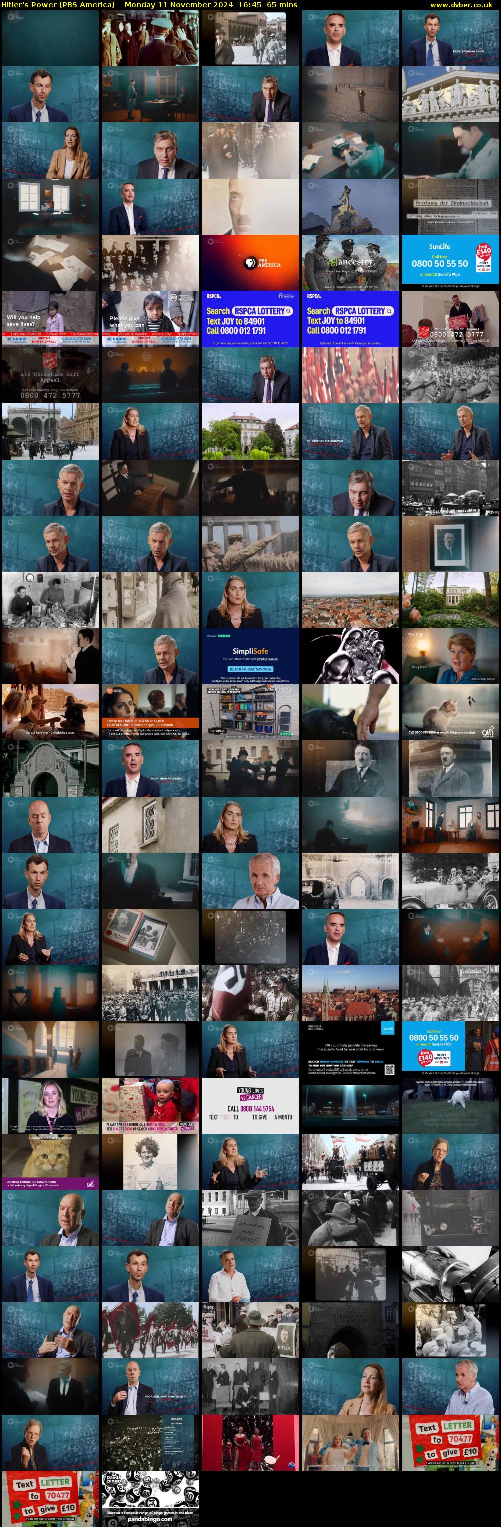 Hitler's Power (PBS America) Monday 11 November 2024 16:45 - 17:50