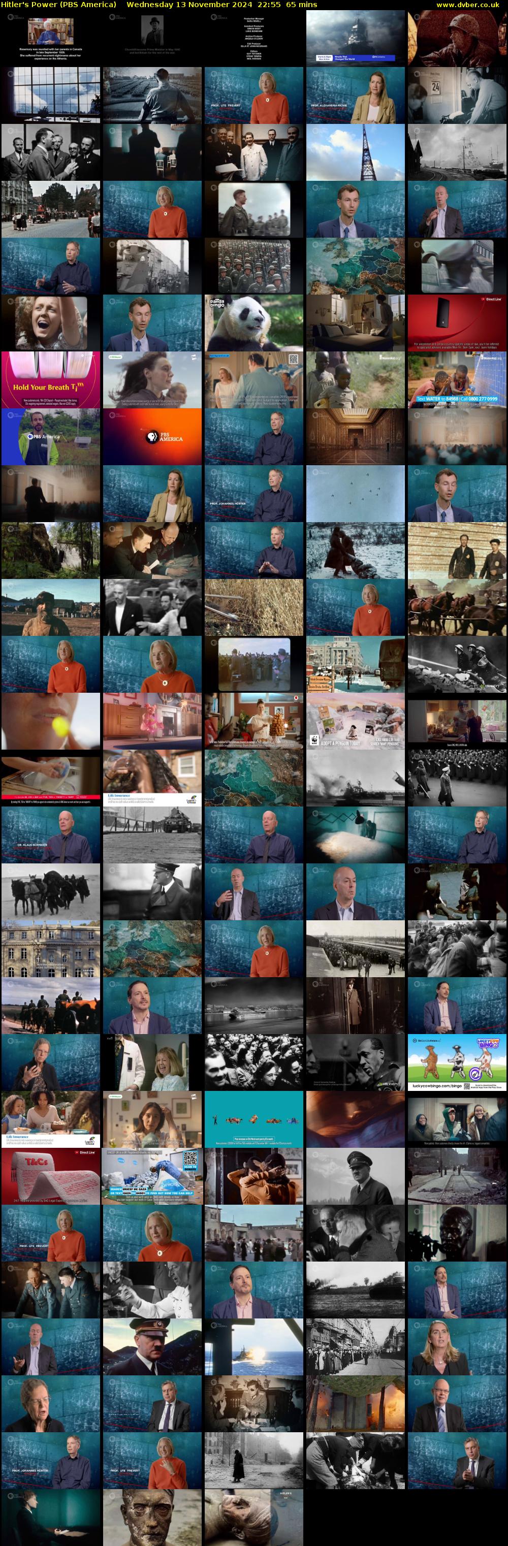 Hitler's Power (PBS America) Wednesday 13 November 2024 22:55 - 00:00