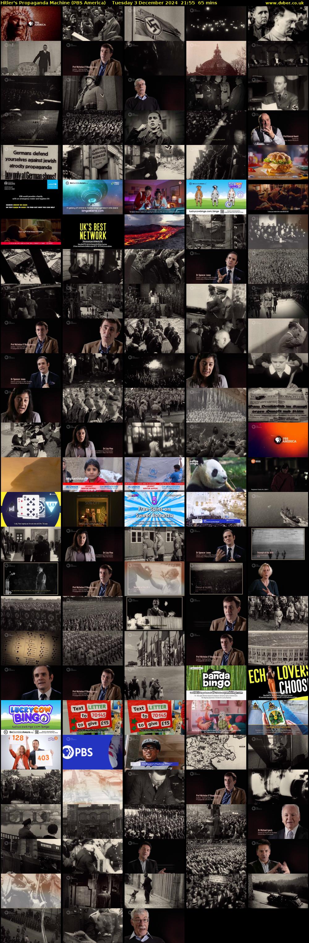 Hitler's Propaganda Machine (PBS America) Tuesday 3 December 2024 21:55 - 23:00