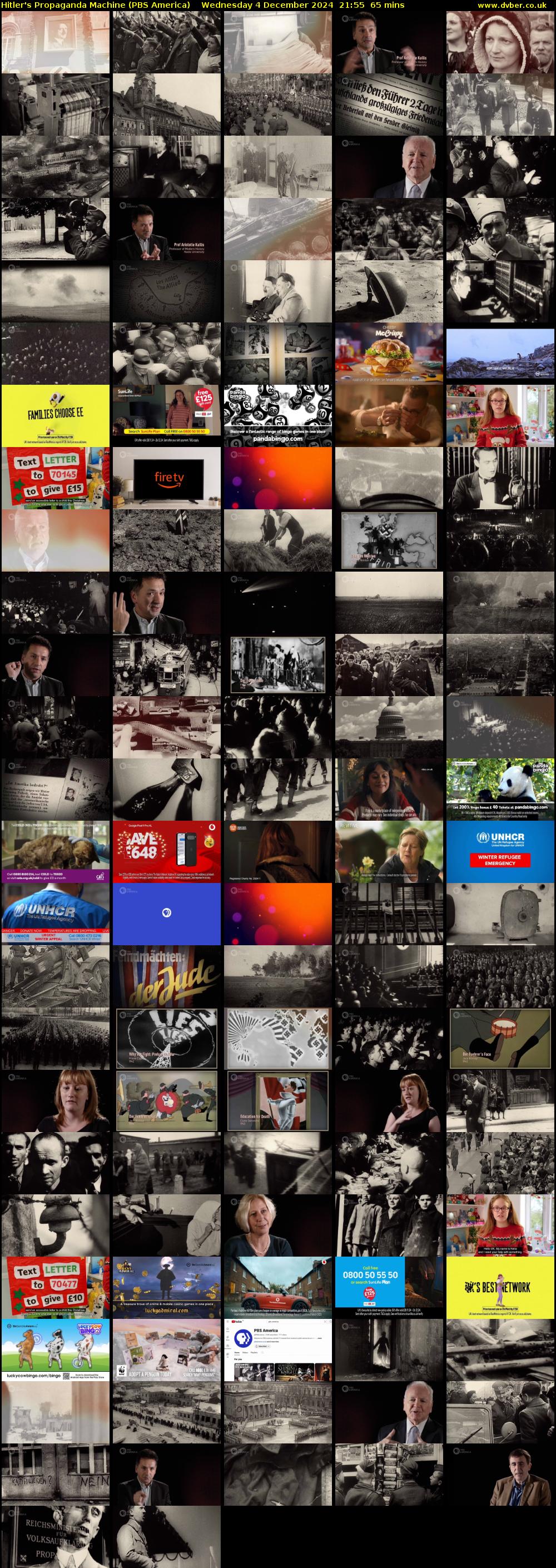 Hitler's Propaganda Machine (PBS America) Wednesday 4 December 2024 21:55 - 23:00
