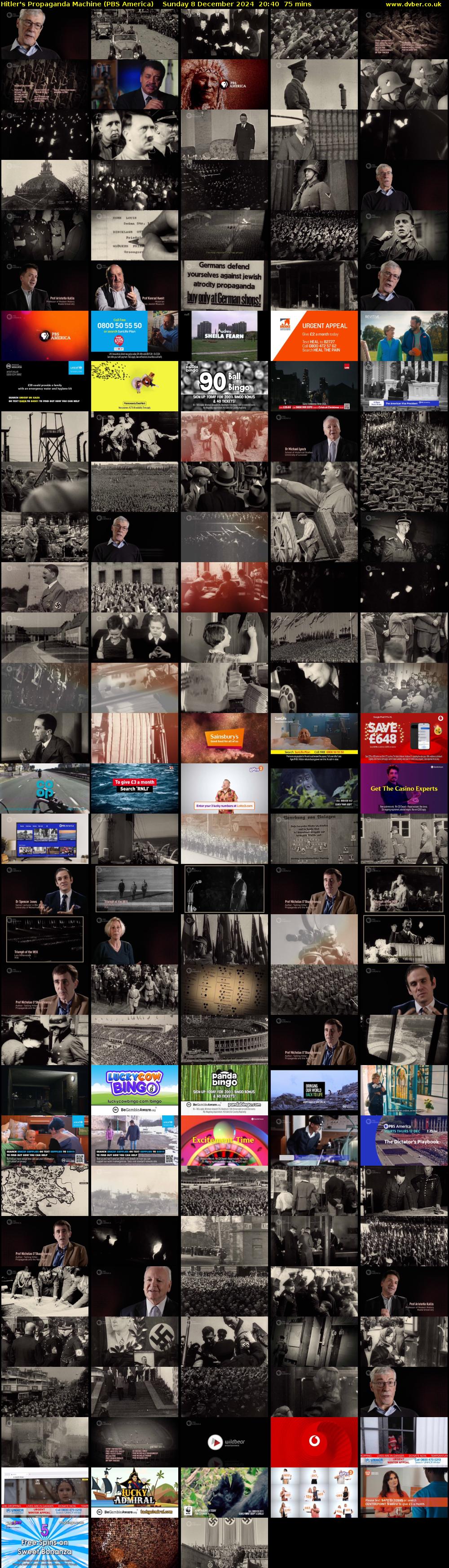 Hitler's Propaganda Machine (PBS America) Sunday 8 December 2024 20:40 - 21:55