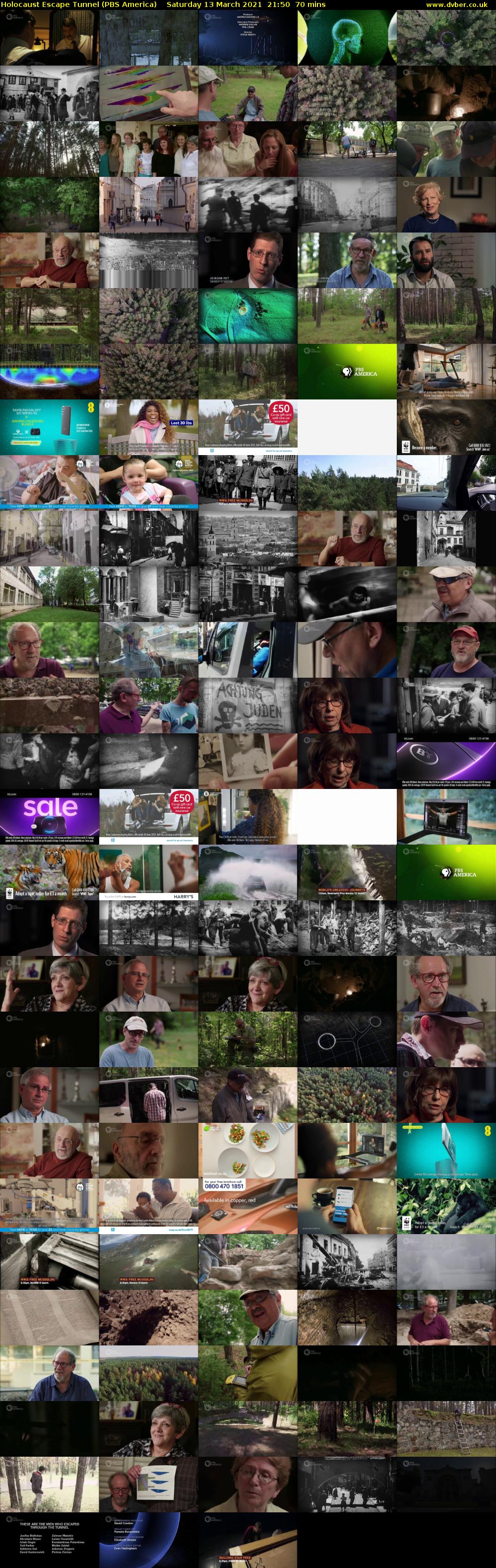Holocaust Escape Tunnel (PBS America) Saturday 13 March 2021 21:50 - 23:00