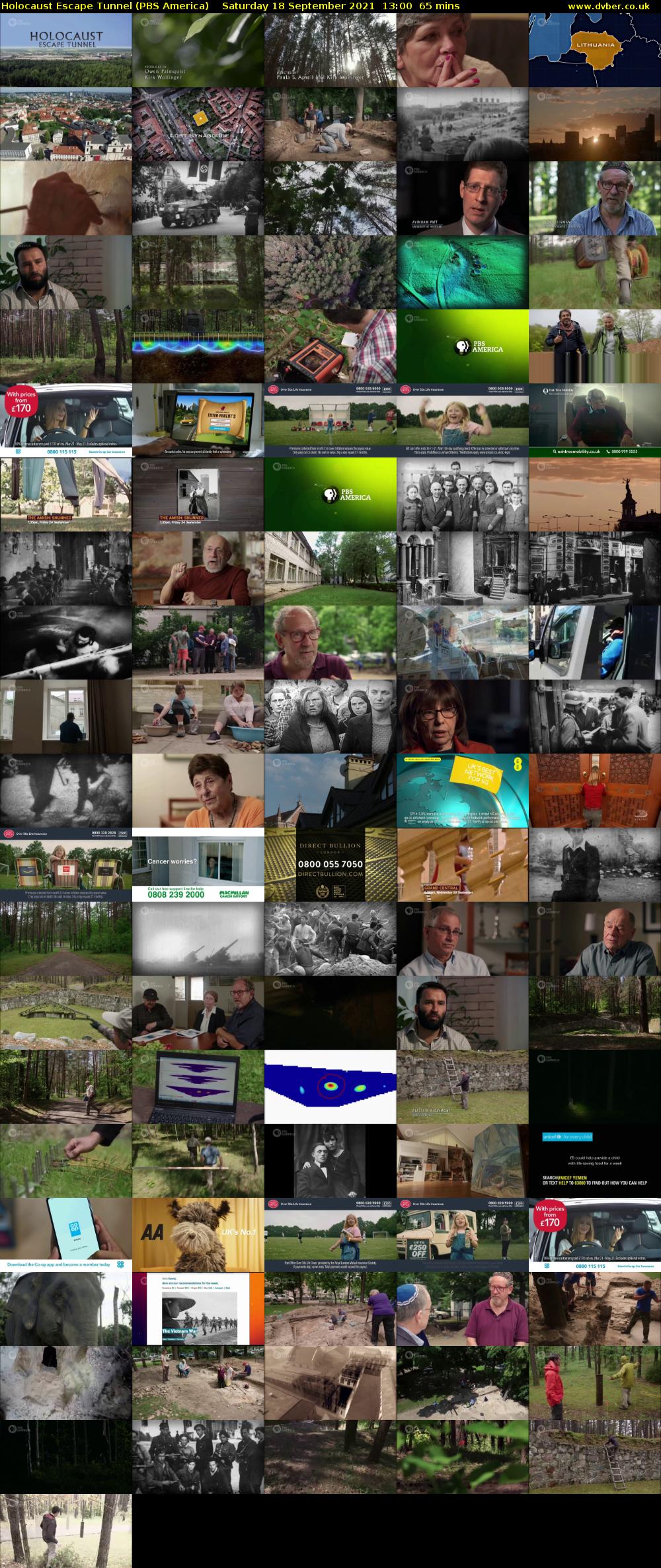 Holocaust Escape Tunnel (PBS America) Saturday 18 September 2021 13:00 - 14:05