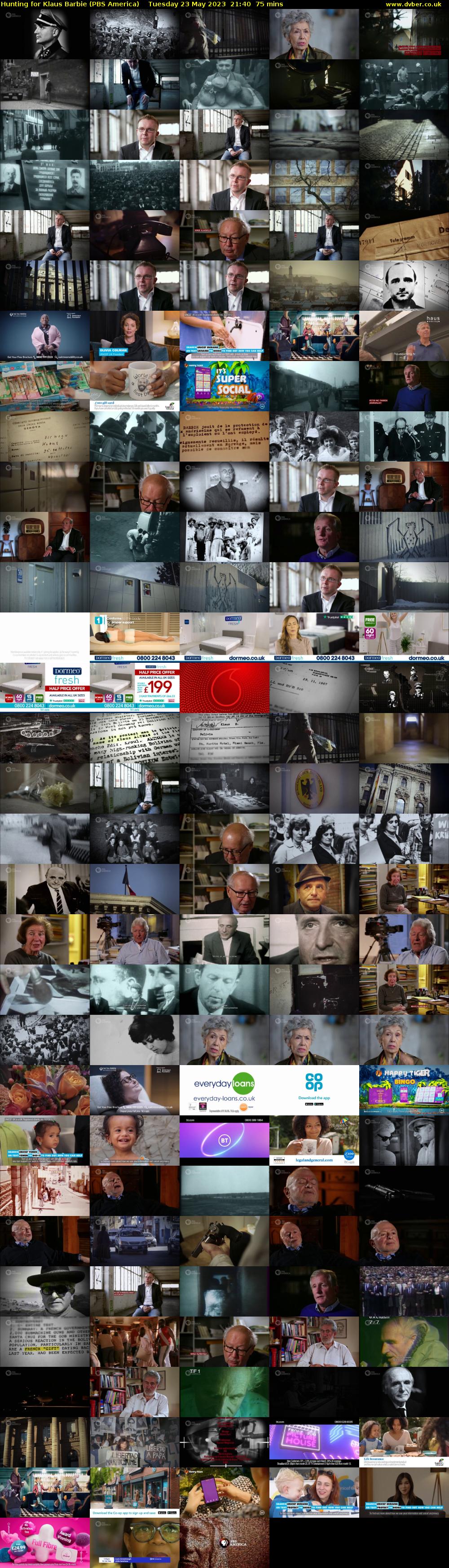 Hunting for Klaus Barbie (PBS America) Tuesday 23 May 2023 21:40 - 22:55