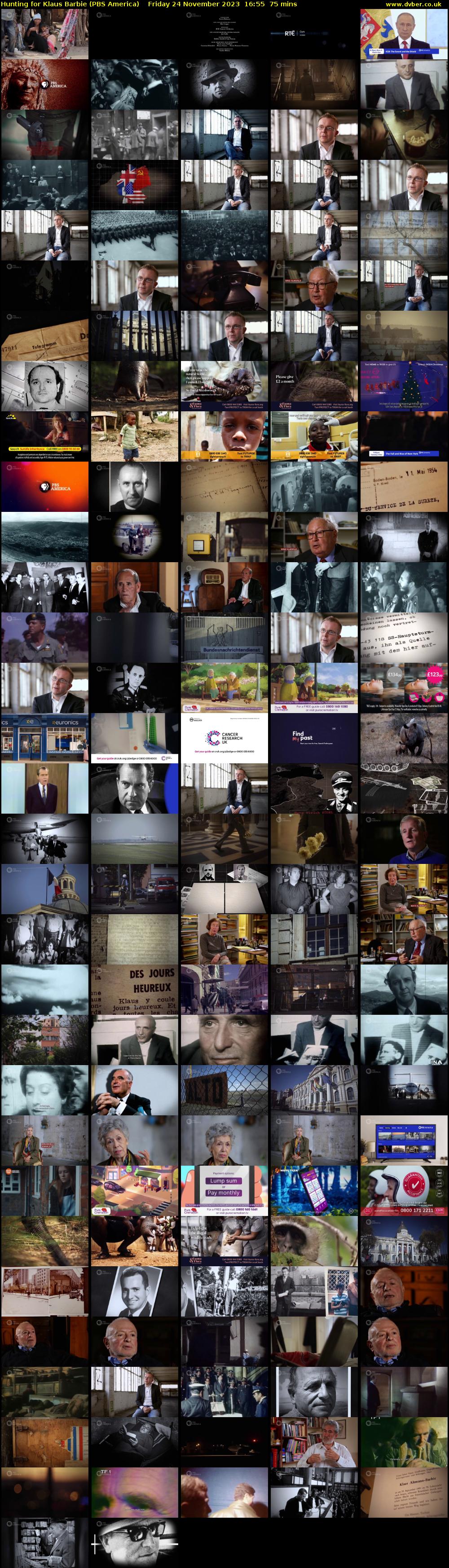 Hunting for Klaus Barbie (PBS America) Friday 24 November 2023 16:55 - 18:10
