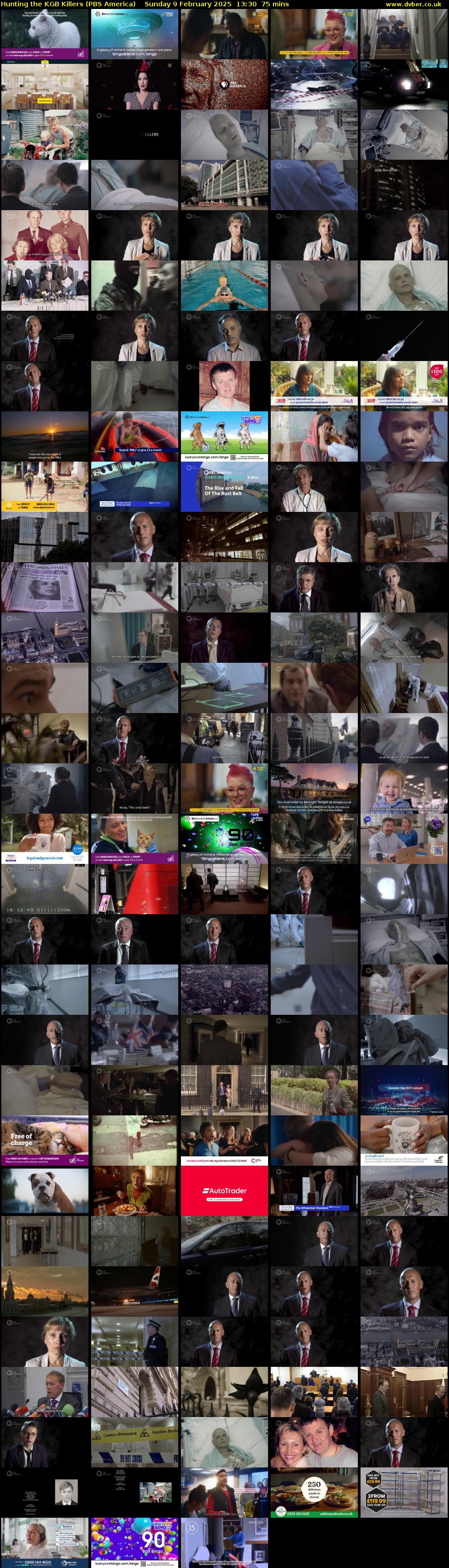 Hunting the KGB Killers (PBS America) Sunday 9 February 2025 13:30 - 14:45