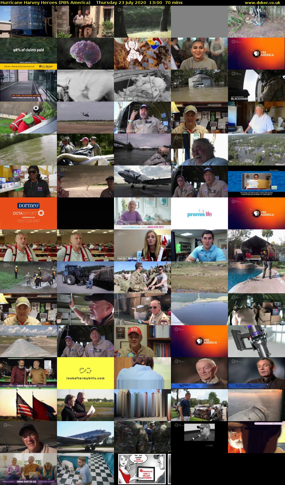 Hurricane Harvey Heroes (PBS America) Thursday 23 July 2020 13:00 - 14:10