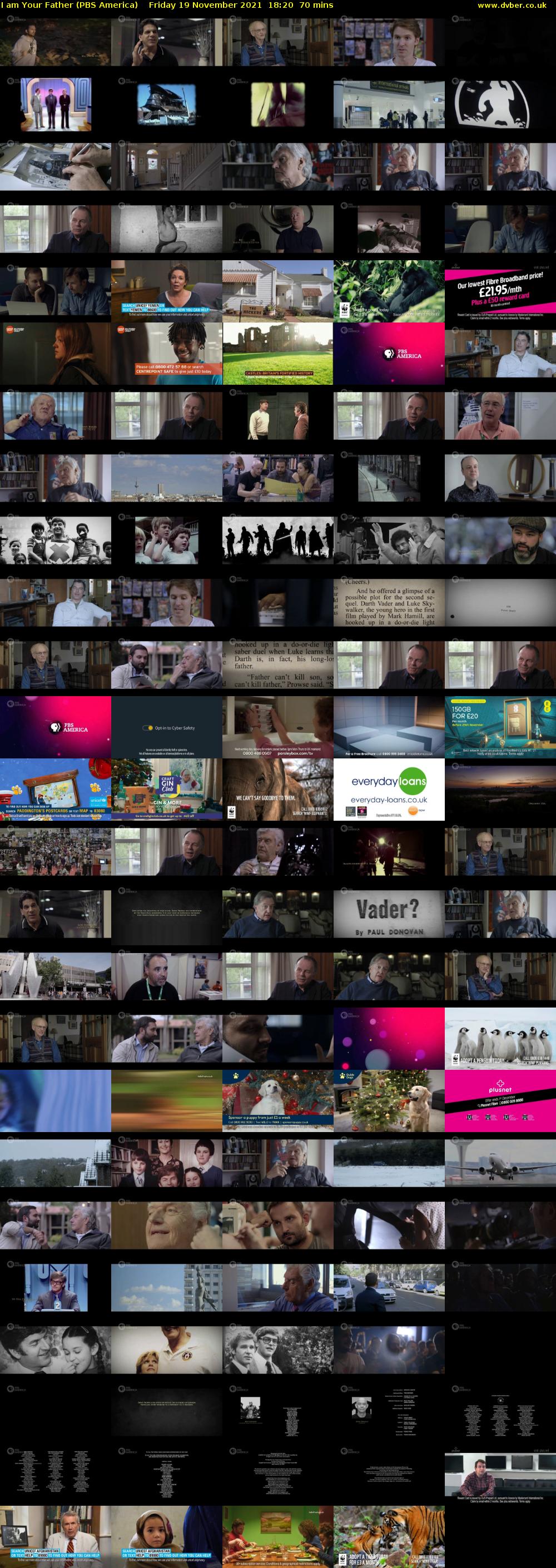I am Your Father (PBS America) Friday 19 November 2021 18:20 - 19:30