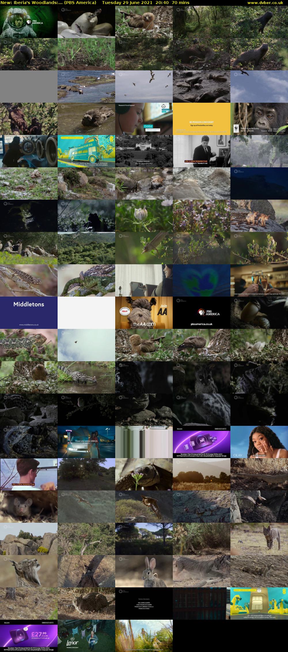 Iberia's Woodlands:... (PBS America) Tuesday 29 June 2021 20:40 - 21:50