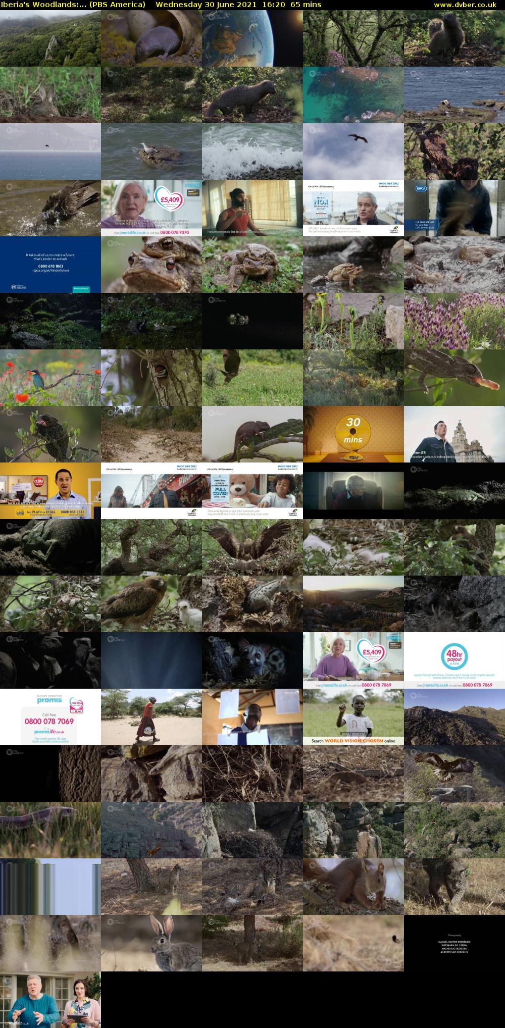 Iberia's Woodlands:... (PBS America) Wednesday 30 June 2021 16:20 - 17:25