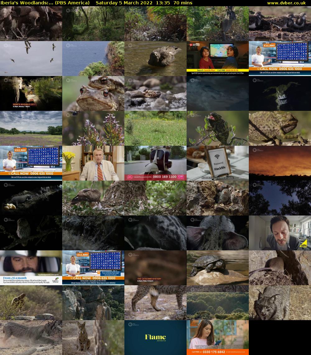 Iberia's Woodlands:... (PBS America) Saturday 5 March 2022 13:35 - 14:45