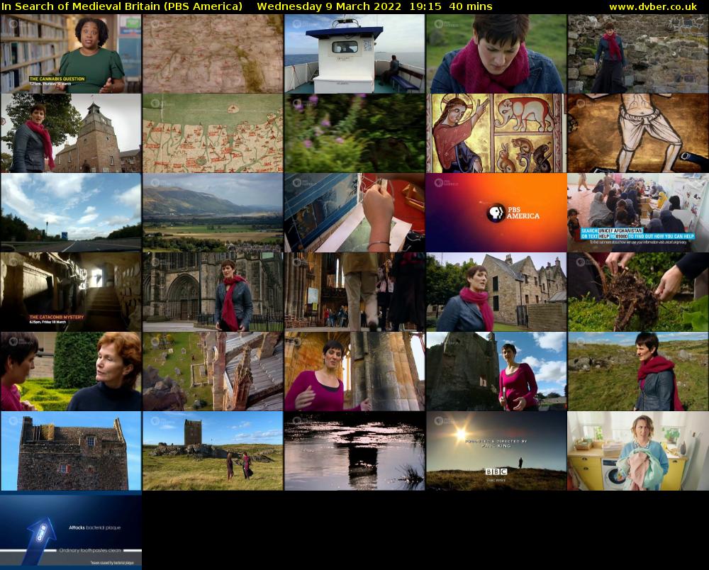 In Search of Medieval Britain (PBS America) Wednesday 9 March 2022 19:15 - 19:55