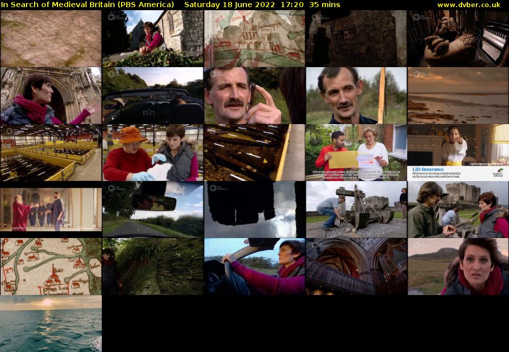 In Search of Medieval Britain (PBS America) Saturday 18 June 2022 17:20 - 17:55