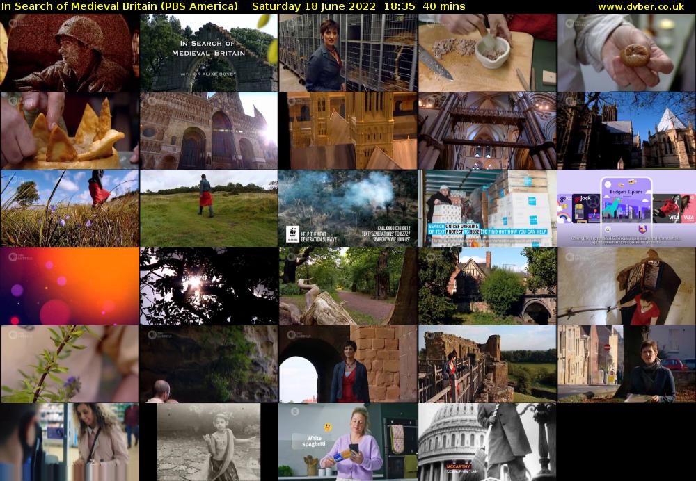 In Search of Medieval Britain (PBS America) Saturday 18 June 2022 18:35 - 19:15